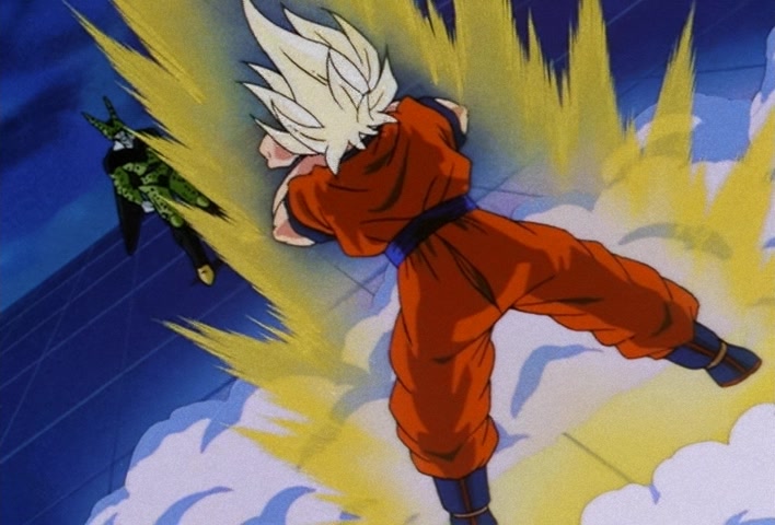 Dragon Ball Z Ep 178: A Direct Hit to the Earth!! Cell's Huge Kamehameha @ 03:13
