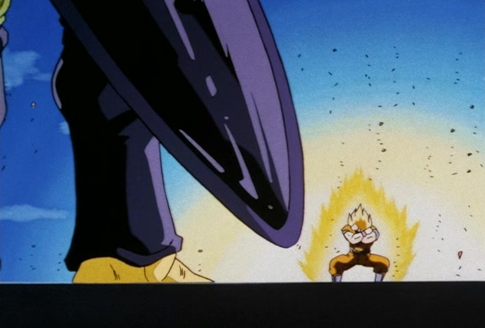 Dragon Ball Z Ep 178: A Direct Hit to the Earth!! Cell's Huge Kamehameha @ 04:03