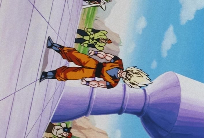 Dragon Ball Z Ep 178: A Direct Hit to the Earth!! Cell's Huge Kamehameha @ 09:02