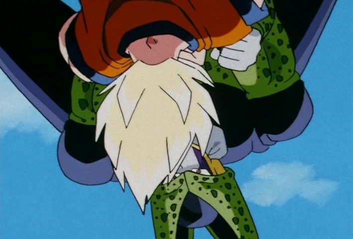 Dragon Ball Z Ep 178: A Direct Hit to the Earth!! Cell's Huge Kamehameha @ 10:08
