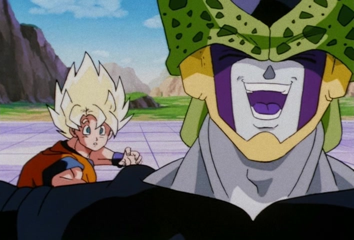 Dragon Ball Z Ep 178: A Direct Hit to the Earth!! Cell's Huge Kamehameha @ 11:31