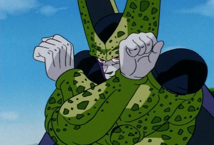 Dragon Ball Z Ep 178: A Direct Hit to the Earth!! Cell's Huge Kamehameha @ 11:42