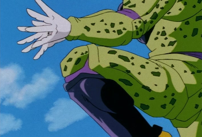 Dragon Ball Z Ep 178: A Direct Hit to the Earth!! Cell's Huge Kamehameha @ 14:34