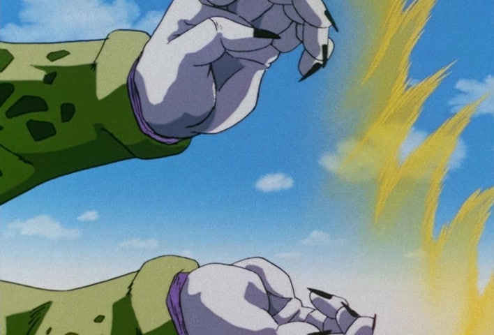 Dragon Ball Z Ep 178: A Direct Hit to the Earth!! Cell's Huge Kamehameha @ 18:54