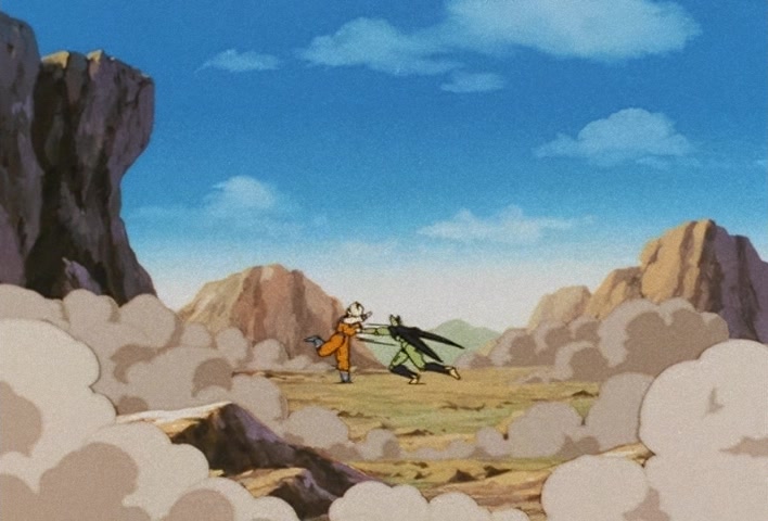 Dragon Ball Z Ep 180: The End of the Desperate Struggle!! Goku Surrenders?! @ 08:45