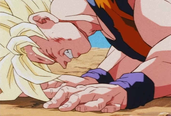 Dragon Ball Z Ep 185: Anger Exploding Into Power!! The Cell Juniors are Destroyed @ 02:18