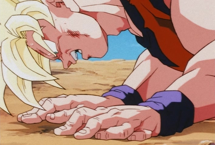 Dragon Ball Z Ep 185: Anger Exploding Into Power!! The Cell Juniors are Destroyed @ 02:23