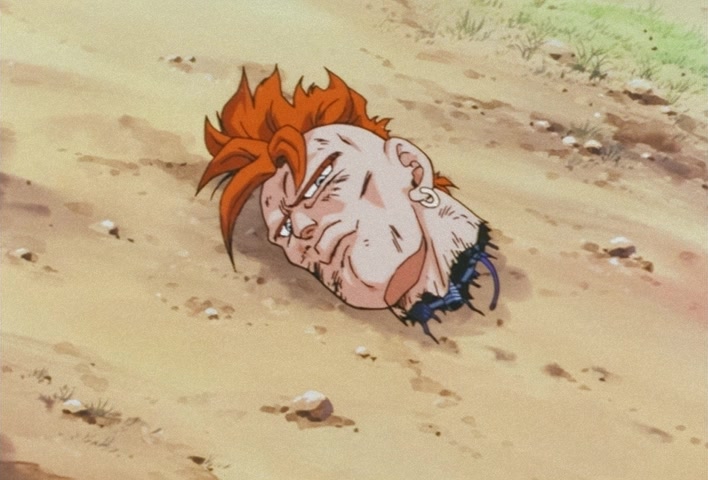 Dragon Ball Z Ep 185: Anger Exploding Into Power!! The Cell Juniors are Destroyed @ 03:02