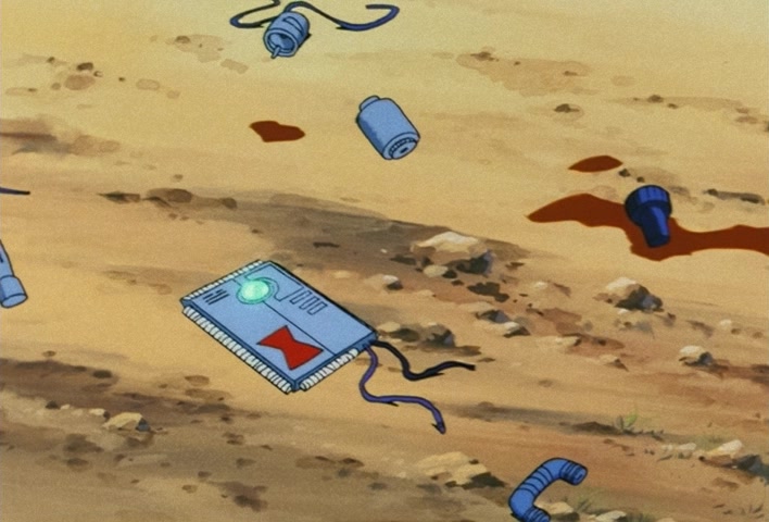 Dragon Ball Z Ep 185: Anger Exploding Into Power!! The Cell Juniors are Destroyed @ 03:24
