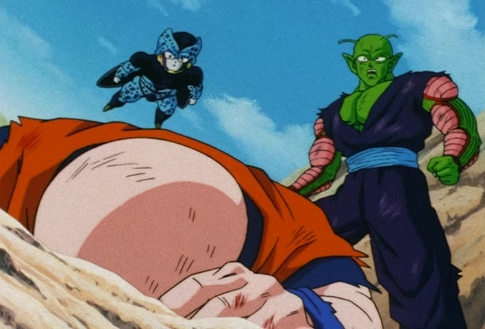 Dragon Ball Z Ep 185: Anger Exploding Into Power!! The Cell Juniors are Destroyed @ 04:42