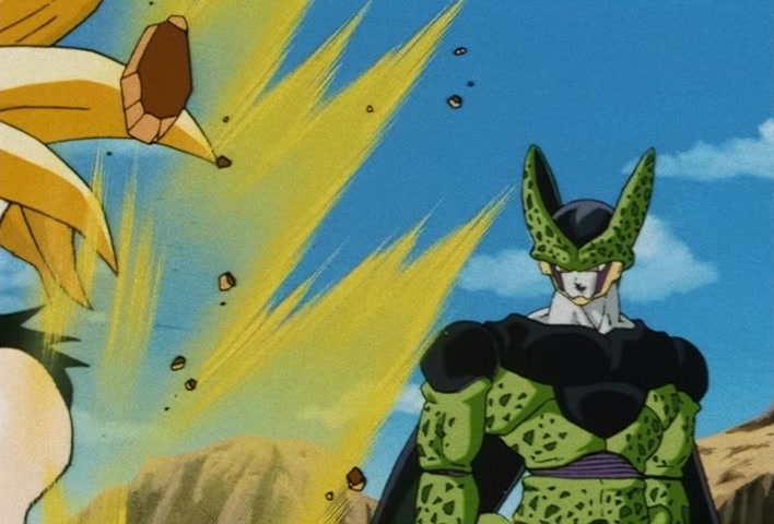 Dragon Ball Z Ep 185: Anger Exploding Into Power!! The Cell Juniors are Destroyed @ 05:09