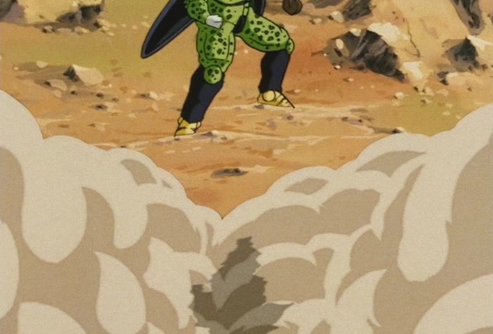 Dragon Ball Z Ep 185: Anger Exploding Into Power!! The Cell Juniors are Destroyed @ 07:34
