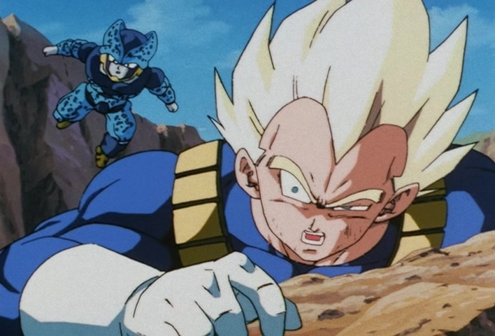 Dragon Ball Z Ep 185: Anger Exploding Into Power!! The Cell Juniors are Destroyed @ 07:50