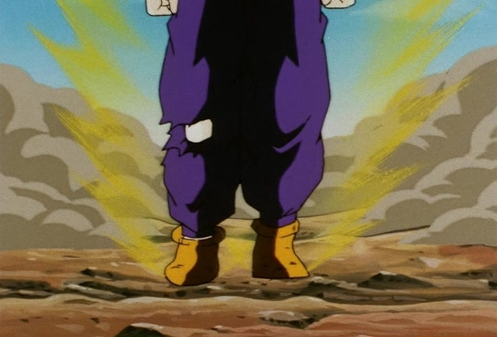 Dragon Ball Z Ep 185: Anger Exploding Into Power!! The Cell Juniors are Destroyed @ 08:35