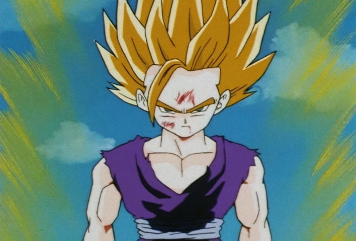 Dragon Ball Z Ep 185: Anger Exploding Into Power!! The Cell Juniors are Destroyed @ 08:40
