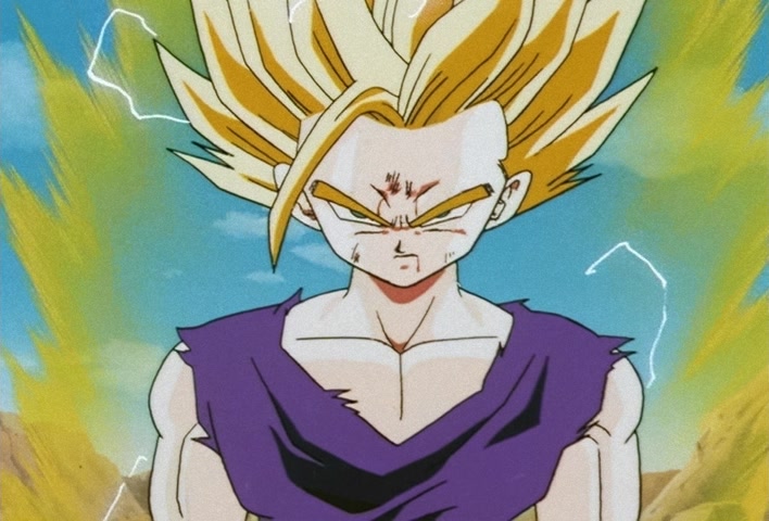 Dragon Ball Z Ep 185: Anger Exploding Into Power!! The Cell Juniors are Destroyed @ 08:57