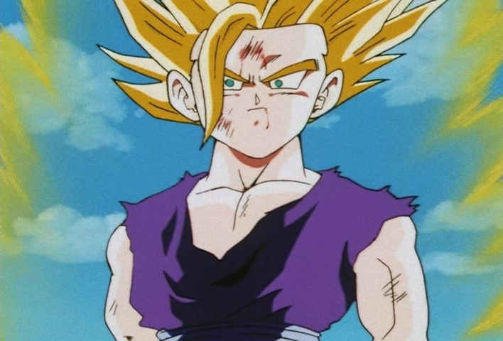 Dragon Ball Z Ep 185: Anger Exploding Into Power!! The Cell Juniors are Destroyed @ 09:30