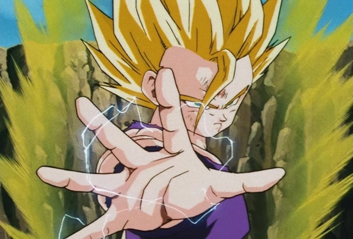 Dragon Ball Z Ep 185: Anger Exploding Into Power!! The Cell Juniors are Destroyed @ 11:43