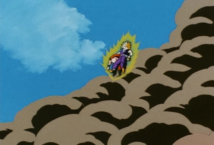 Dragon Ball Z Ep 185: Anger Exploding Into Power!! The Cell Juniors are Destroyed @ 12:16