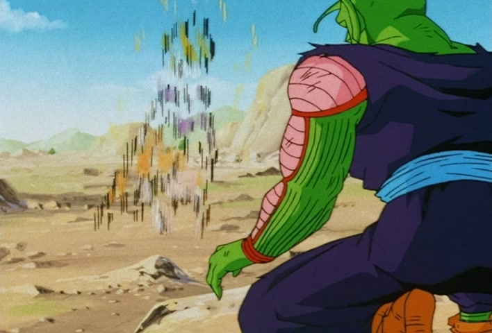 Dragon Ball Z Ep 185: Anger Exploding Into Power!! The Cell Juniors are Destroyed @ 12:22