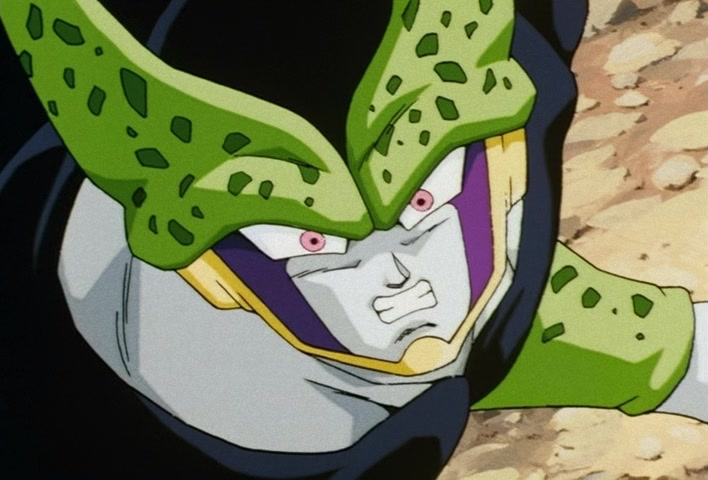 Dragon Ball Z Ep 185: Anger Exploding Into Power!! The Cell Juniors are Destroyed @ 12:44