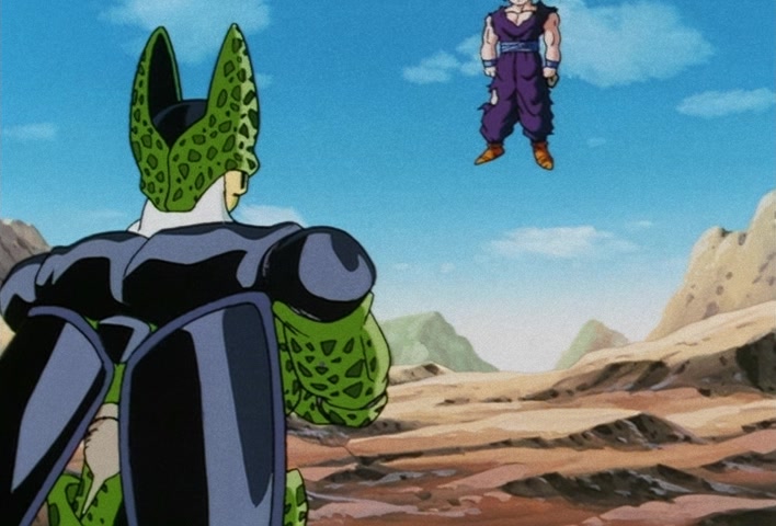 Dragon Ball Z Ep 185: Anger Exploding Into Power!! The Cell Juniors are Destroyed @ 14:57