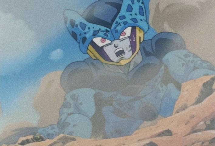 Dragon Ball Z Ep 185: Anger Exploding Into Power!! The Cell Juniors are Destroyed @ 16:59