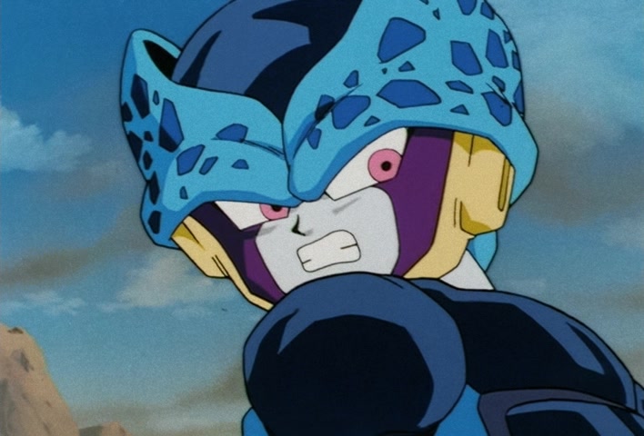 Dragon Ball Z Ep 185: Anger Exploding Into Power!! The Cell Juniors are Destroyed @ 17:04