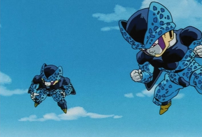 Dragon Ball Z Ep 185: Anger Exploding Into Power!! The Cell Juniors are Destroyed @ 19:12