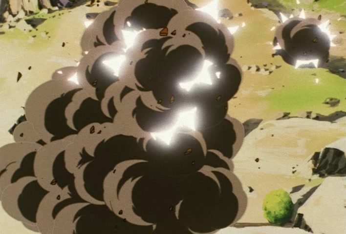 Dragon Ball Z Ep 185: Anger Exploding Into Power!! The Cell Juniors are Destroyed @ 19:39