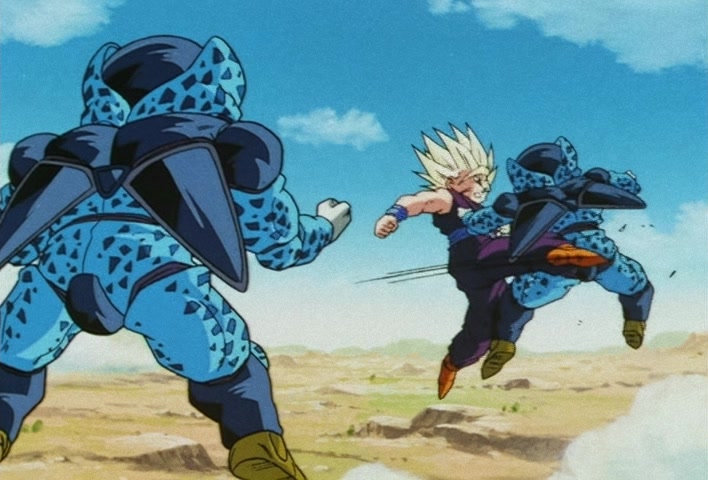Dragon Ball Z Ep 185: Anger Exploding Into Power!! The Cell Juniors are Destroyed @ 20:02