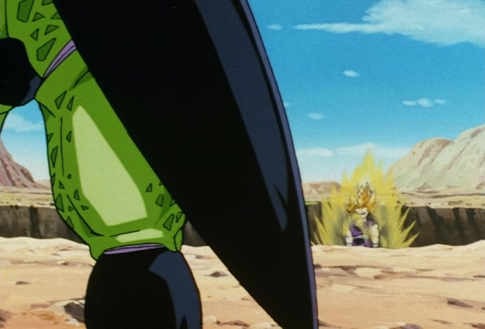 Dragon Ball Z Ep 185: Anger Exploding Into Power!! The Cell Juniors are Destroyed @ 21:30
