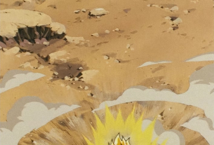 Dragon Ball Z Ep 185: Anger Exploding Into Power!! The Cell Juniors are Destroyed @ 21:52
