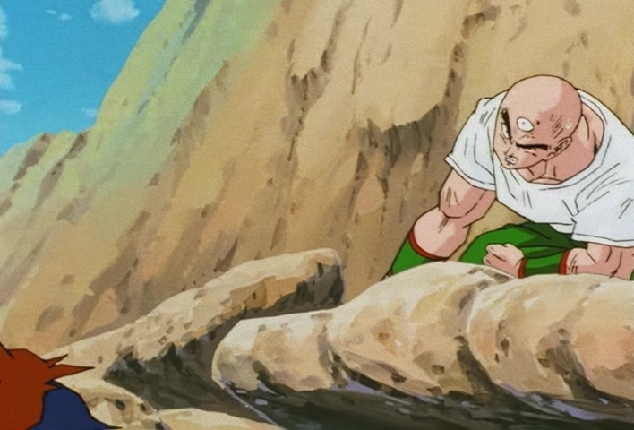 Dragon Ball Z Ep 185: Anger Exploding Into Power!! The Cell Juniors are Destroyed @ 22:09