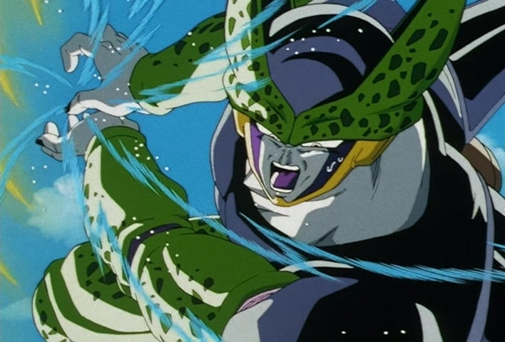Dragon Ball Z Ep 188: Bye-Bye Everyone!! Goku's Last Instant Movement @ 01:56