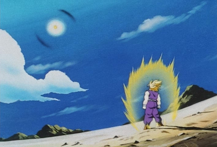 Dragon Ball Z Ep 188: Bye-Bye Everyone!! Goku's Last Instant Movement @ 02:01