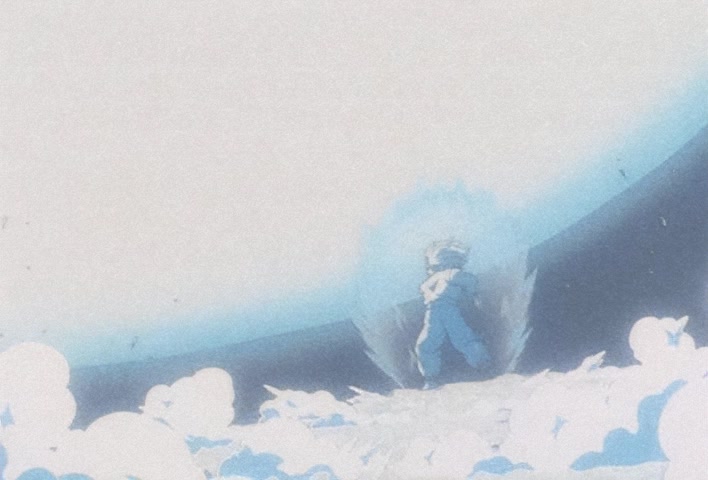Dragon Ball Z Ep 188: Bye-Bye Everyone!! Goku's Last Instant Movement @ 02:23