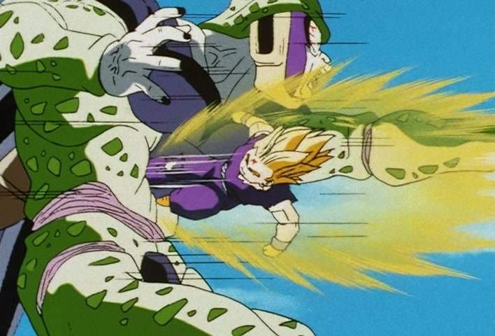 Dragon Ball Z Ep 188: Bye-Bye Everyone!! Goku's Last Instant Movement @ 03:07