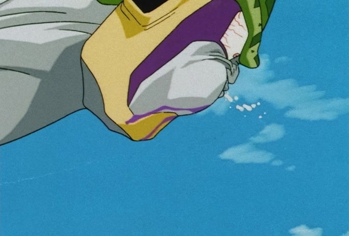 Dragon Ball Z Ep 188: Bye-Bye Everyone!! Goku's Last Instant Movement @ 03:13