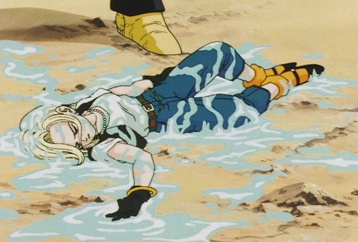 Dragon Ball Z Ep 188: Bye-Bye Everyone!! Goku's Last Instant Movement @ 03:24
