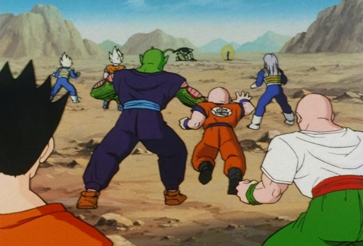 Dragon Ball Z Ep 188: Bye-Bye Everyone!! Goku's Last Instant Movement @ 03:57