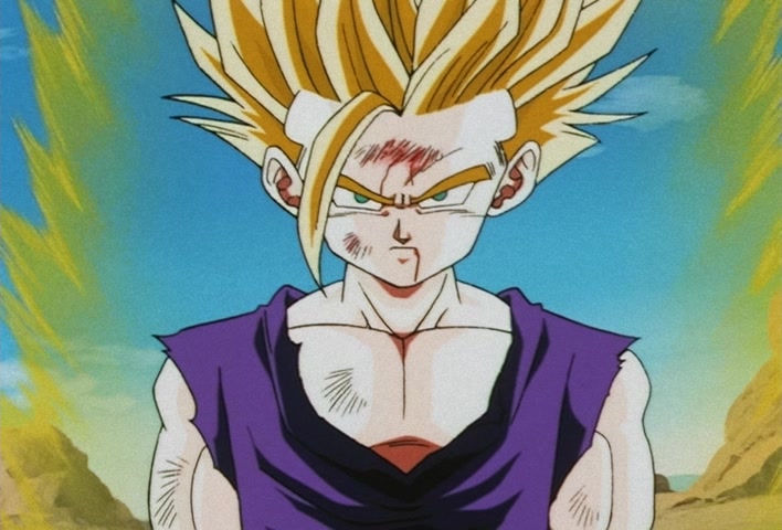 Dragon Ball Z Ep 188: Bye-Bye Everyone!! Goku's Last Instant Movement @ 04:14