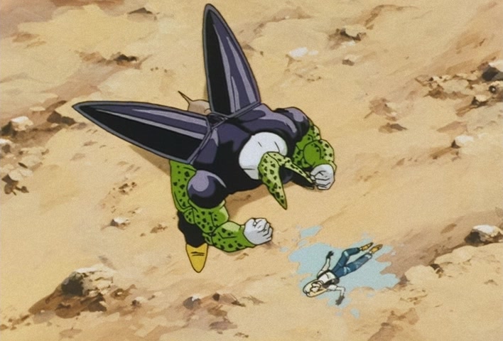 Dragon Ball Z Ep 188: Bye-Bye Everyone!! Goku's Last Instant Movement @ 04:42