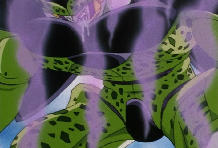Dragon Ball Z Ep 188: Bye-Bye Everyone!! Goku's Last Instant Movement @ 05:04
