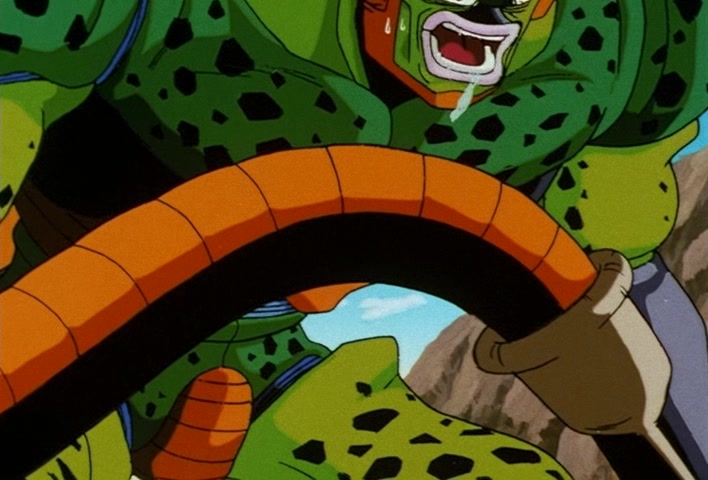 Dragon Ball Z Ep 188: Bye-Bye Everyone!! Goku's Last Instant Movement @ 05:15