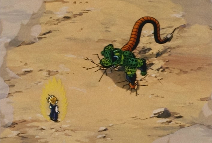 Dragon Ball Z Ep 188: Bye-Bye Everyone!! Goku's Last Instant Movement @ 05:59