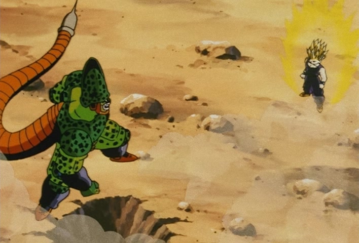 Dragon Ball Z Ep 188: Bye-Bye Everyone!! Goku's Last Instant Movement @ 06:10