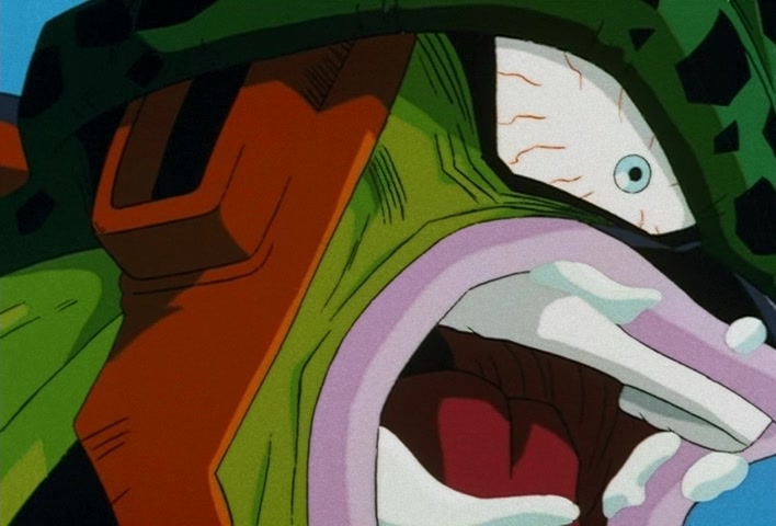 Dragon Ball Z Ep 188: Bye-Bye Everyone!! Goku's Last Instant Movement @ 06:16