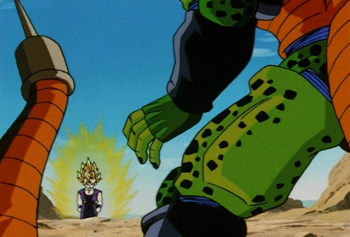 Dragon Ball Z Ep 188: Bye-Bye Everyone!! Goku's Last Instant Movement @ 06:38