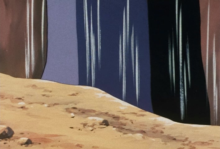 Dragon Ball Z Ep 188: Bye-Bye Everyone!! Goku's Last Instant Movement @ 06:43